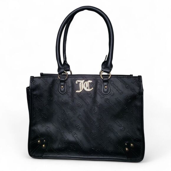 Juicy Couture Handbags - Juicy Couture No Rules Tote Bag Black Women's Purse Y2K 2000s